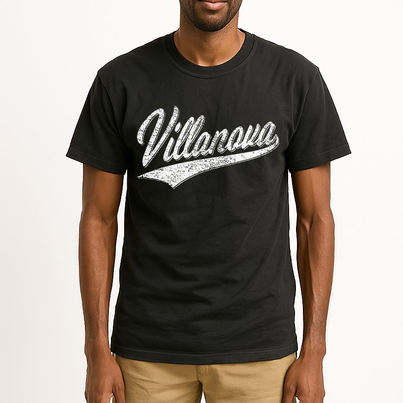 VILLANOVA PENNSYLVANIA VARSITY SCRIPT JERSEY STYLE Tall T-Shirt