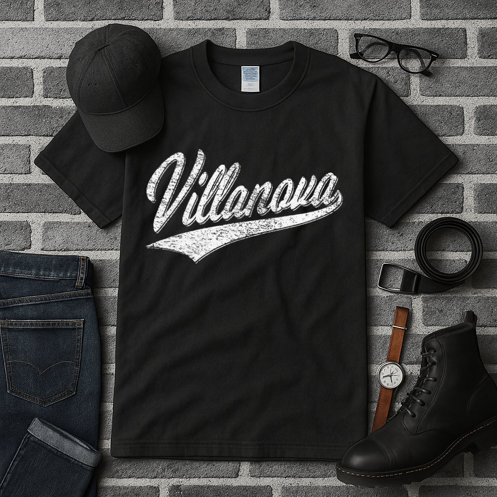 VILLANOVA PENNSYLVANIA VARSITY SCRIPT JERSEY STYLE Tall T-Shirt