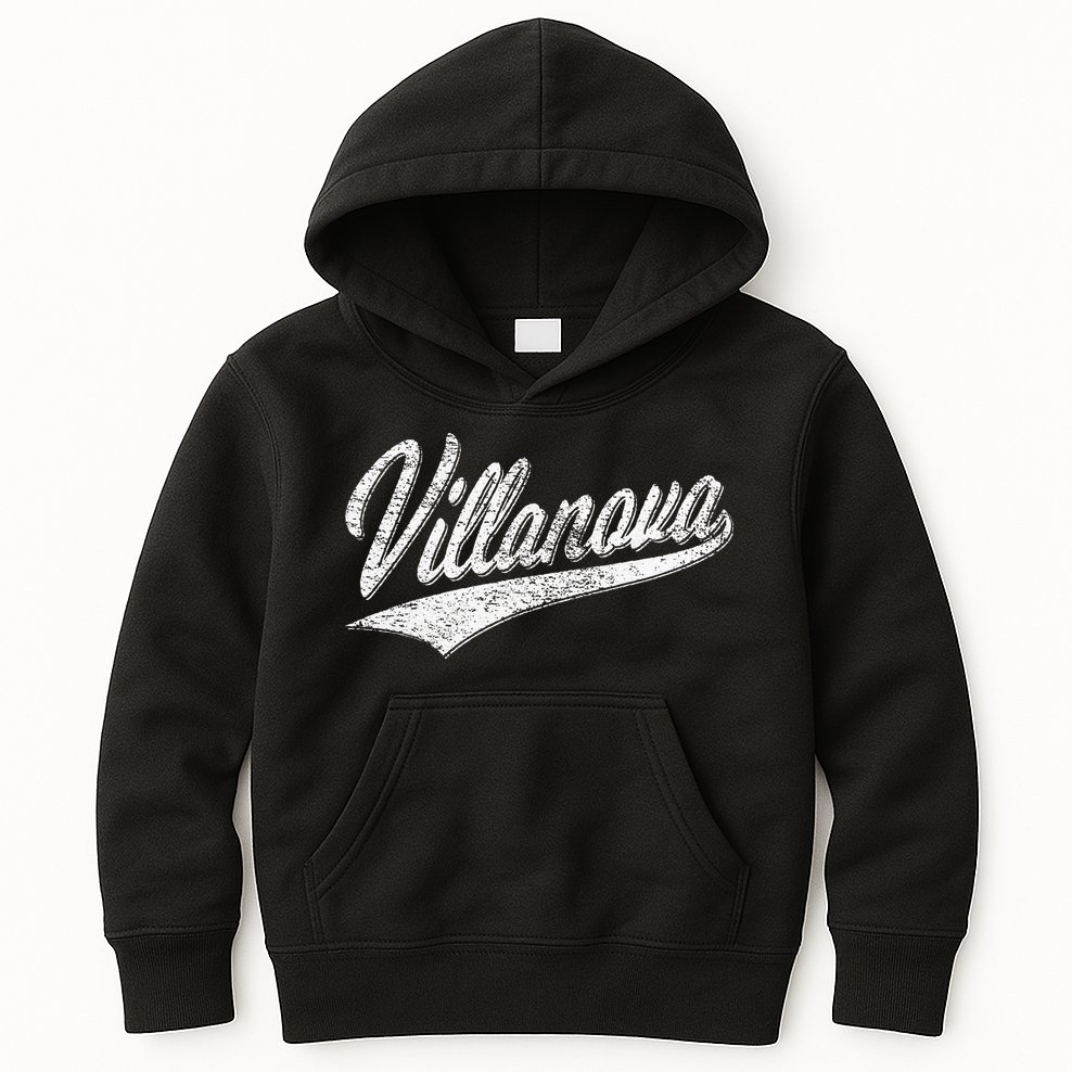 VILLANOVA PENNSYLVANIA VARSITY SCRIPT JERSEY STYLE Kids Hoodie