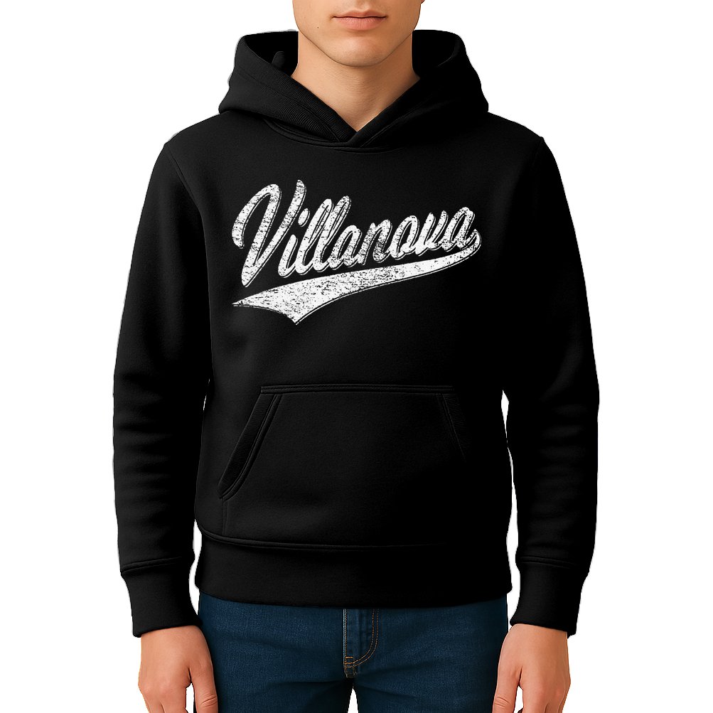VILLANOVA PENNSYLVANIA VARSITY SCRIPT JERSEY STYLE Kids Hoodie