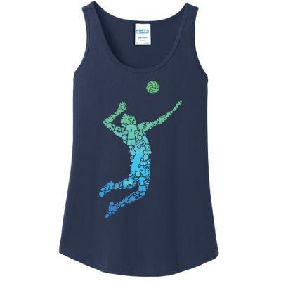 Volleyball Player Ladies Essential Tank