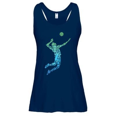 Volleyball Player Ladies Essential Flowy Tank