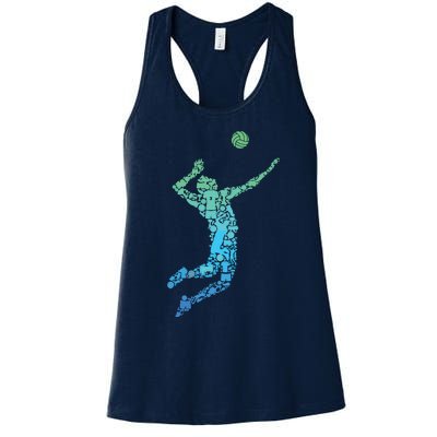 Volleyball Player Women's Racerback Tank