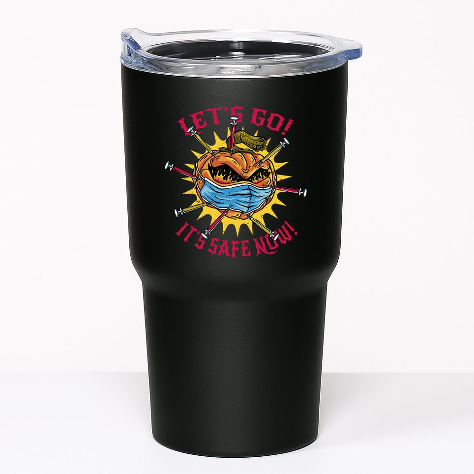 Vaccinated Pumpkin Tumbler