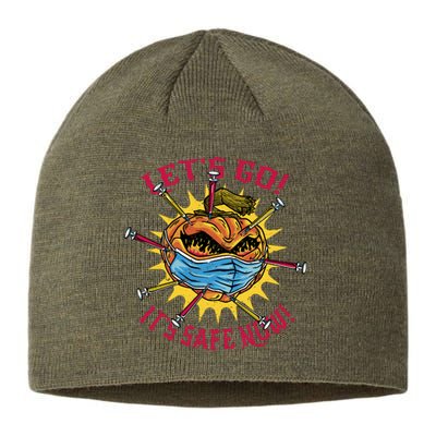 Vaccinated Pumpkin Sustainable Beanie