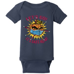 Vaccinated Pumpkin Baby Bodysuit