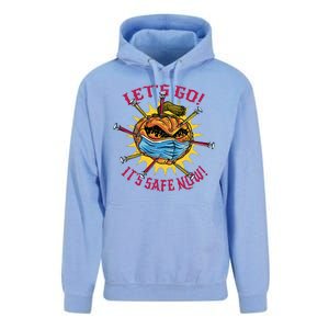 Vaccinated Pumpkin Unisex Surf Hoodie