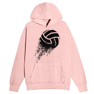 Volleyball Player Urban Pullover Hoodie