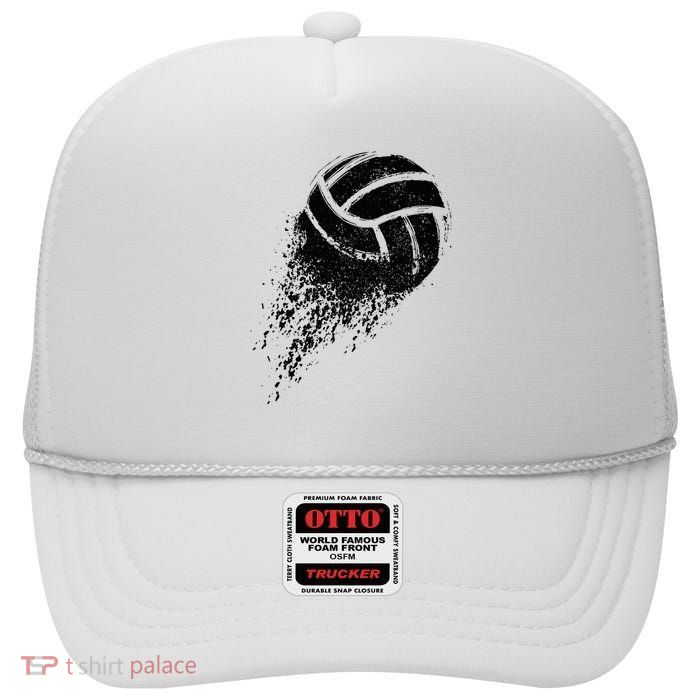 Volleyball Player High Crown Mesh Back Trucker Hat