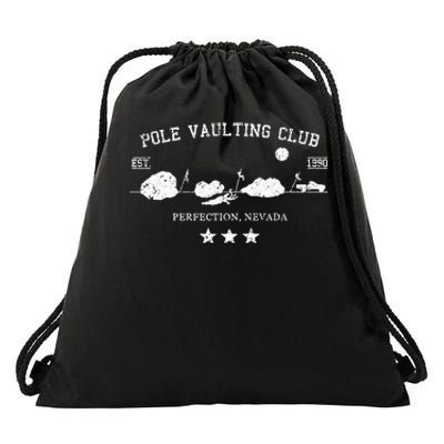 Vintage Pole Vaulting Club Perfection Nevada Drawstring Bag