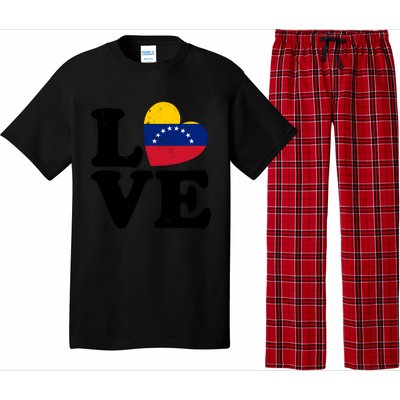 Venezuela Proud Venezuela Flag Love Heart Gift Pajama Set