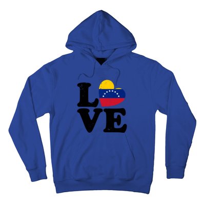 Venezuela Proud Venezuela Flag Love Heart Gift Hoodie