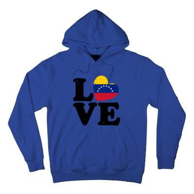 Venezuela Proud Venezuela Flag Love Heart Gift Tall Hoodie