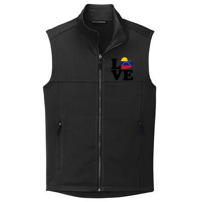 Venezuela Proud Venezuela Flag Love Heart Gift Collective Smooth Fleece Vest