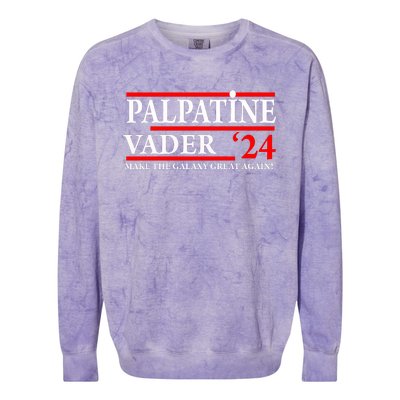 Vote Palpatine Vader In 2024 Colorblast Crewneck Sweatshirt