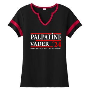 Vote Palpatine Vader In 2024 Ladies Halftime Notch Neck Tee