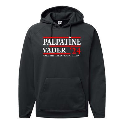 Vote Palpatine Vader In 2024 Performance Fleece Hoodie