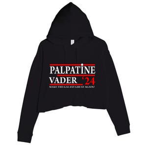 Vote Palpatine Vader In 2024 Crop Fleece Hoodie