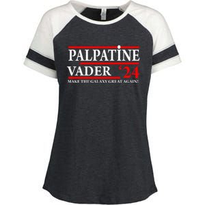 Vote Palpatine Vader In 2024 Enza Ladies Jersey Colorblock Tee