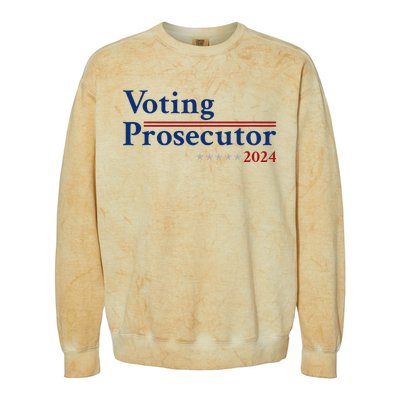 Voting Prosecutor Vote For Kamala Harris 2024 Colorblast Crewneck Sweatshirt