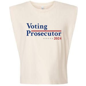 Voting Prosecutor Vote For Kamala Harris 2024 Garment-Dyed Women's Muscle Tee