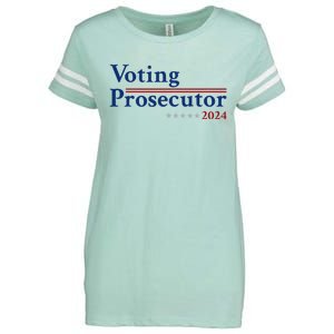 Voting Prosecutor Vote For Kamala Harris 2024 Enza Ladies Jersey Football T-Shirt