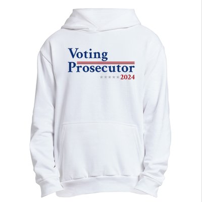 Voting Prosecutor Vote For Kamala Harris 2024 Urban Pullover Hoodie