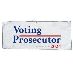 Voting Prosecutor Vote For Kamala Harris 2024 Large Microfiber Waffle Golf Towel