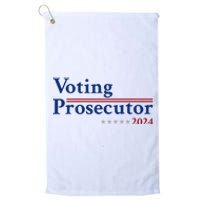 Voting Prosecutor Vote For Kamala Harris 2024 Platinum Collection Golf Towel