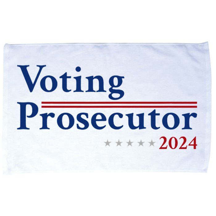 Voting Prosecutor Vote For Kamala Harris 2024 Microfiber Hand Towel