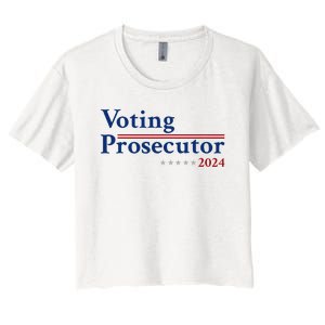 Voting Prosecutor Vote For Kamala Harris 2024 Women's Crop Top Tee