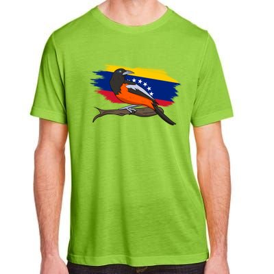 Venezuela Proud Venezuelan Flag Hispanic Colorful Bird Cool Gift Adult ChromaSoft Performance T-Shirt