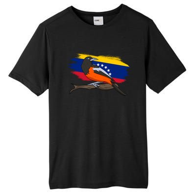 Venezuela Proud Venezuelan Flag Hispanic Colorful Bird Cool Gift Tall Fusion ChromaSoft Performance T-Shirt