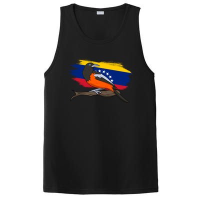 Venezuela Proud Venezuelan Flag Hispanic Colorful Bird Cool Gift PosiCharge Competitor Tank