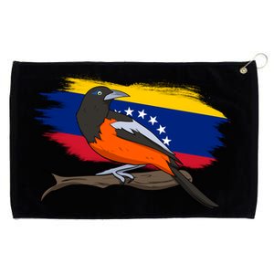 Venezuela Proud Venezuelan Flag Hispanic Colorful Bird Cool Gift Grommeted Golf Towel