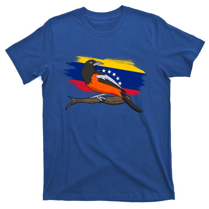 Venezuela Proud Venezuelan Flag Hispanic Colorful Bird Cool Gift T-Shirt