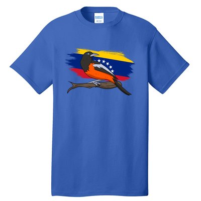 Venezuela Proud Venezuelan Flag Hispanic Colorful Bird Cool Gift Tall T-Shirt