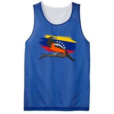 Venezuela Proud Venezuelan Flag Hispanic Colorful Bird Cool Gift Mesh Reversible Basketball Jersey Tank