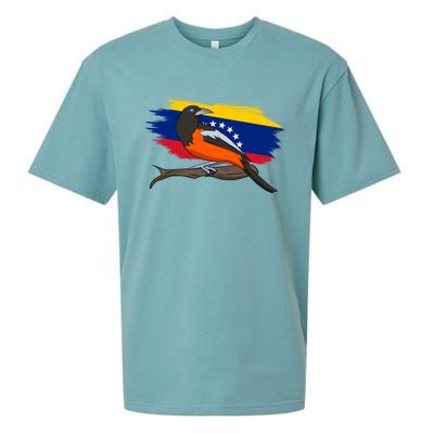 Venezuela Proud Venezuelan Flag Hispanic Colorful Bird Cool Gift Sueded Cloud Jersey T-Shirt