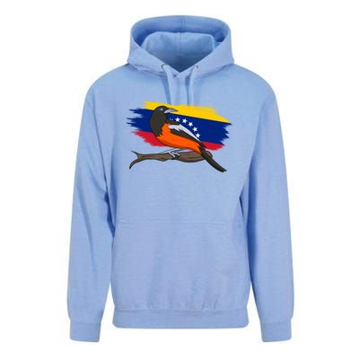 Venezuela Proud Venezuelan Flag Hispanic Colorful Bird Cool Gift Unisex Surf Hoodie