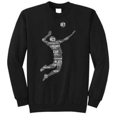 Volleyball Player Sweatshirt