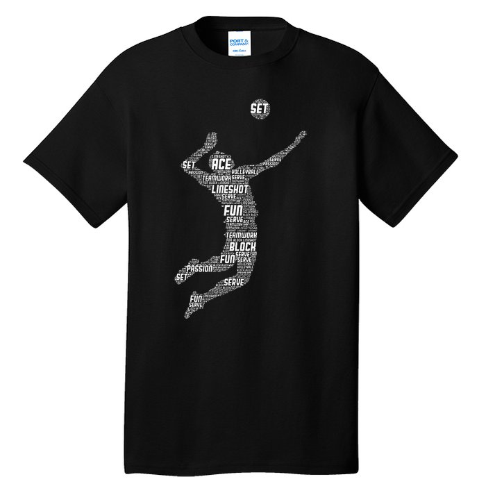 Volleyball Player Tall T-Shirt