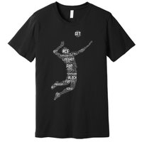 Volleyball Player Premium T-Shirt