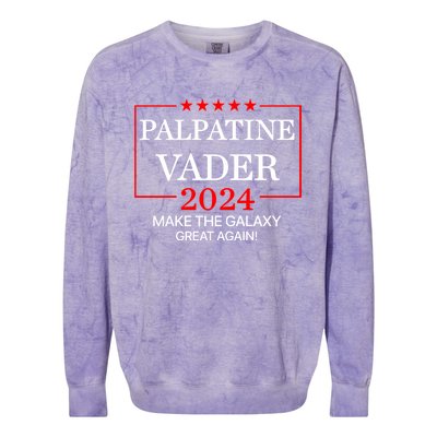 Vote Palpatine Vader In 2024 Colorblast Crewneck Sweatshirt