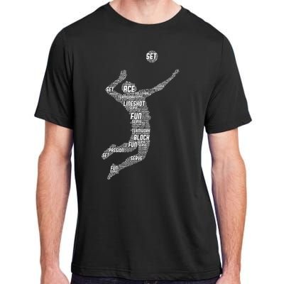 Volleyball Player Adult ChromaSoft Performance T-Shirt