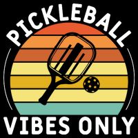 Vintage Pickleball Vibes Only Gift Pickleball Paddles Baby Bodysuit