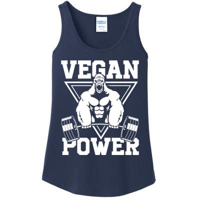 Vegan Power Workout Muscle Gorilla Bodybuilding Ladies Essential Tank