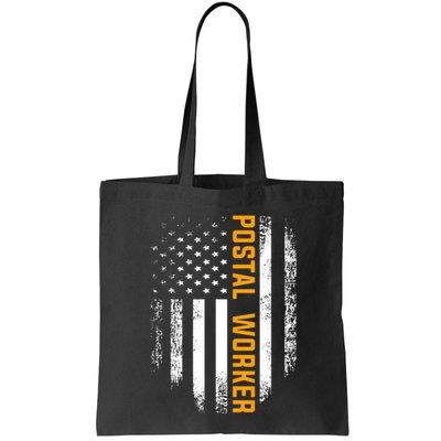 Vintage Postal Worker American Flag Us Postal Service Gift Bag