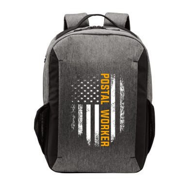 Vintage Postal Worker American Flag Us Postal Service Gift Vector Backpack
