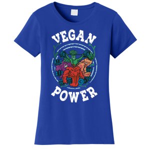 Vegan Power Workout Vegetable Vegan Day Vegetarian Gift Women's T-Shirt